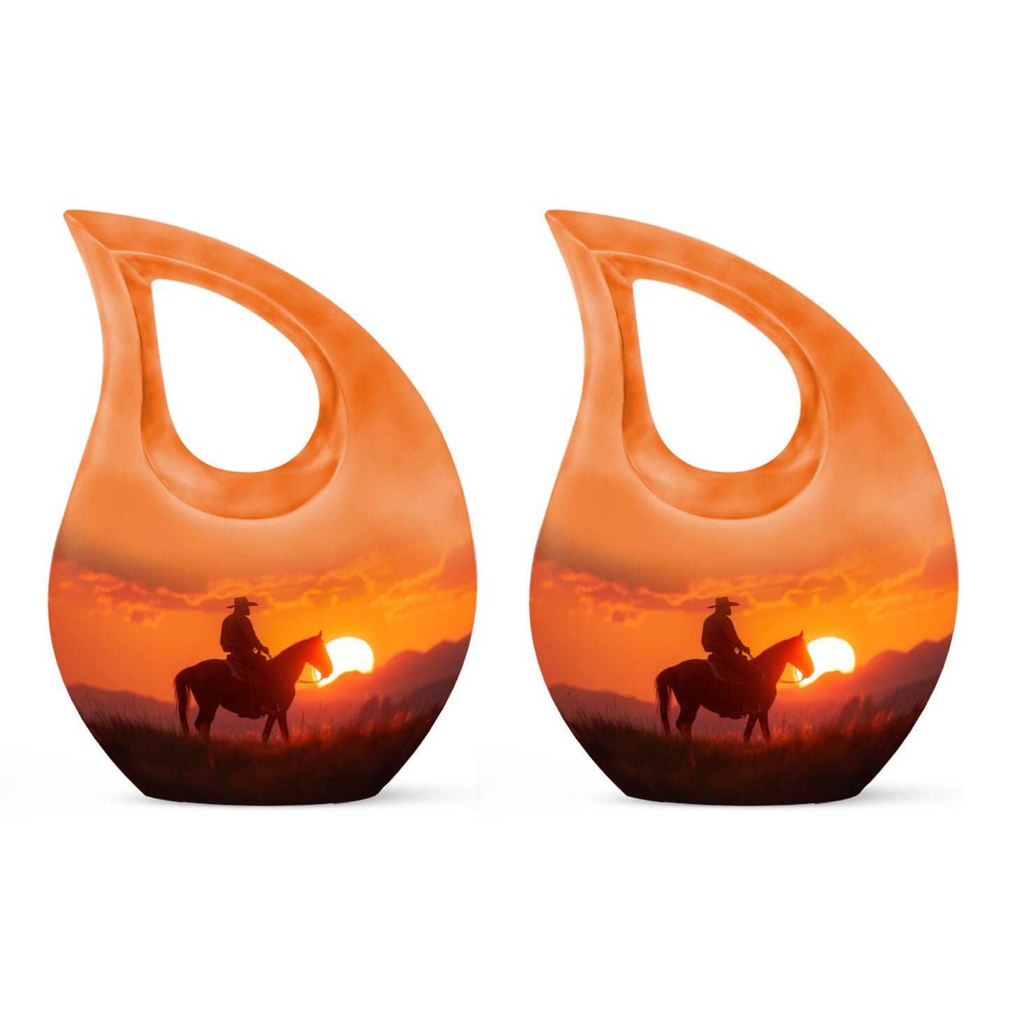 Cowboy Theme 3 Inch Keepsake Pack of 2