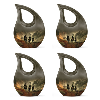 Cowboy Theme 3 Inch Keepsake Pack of 4