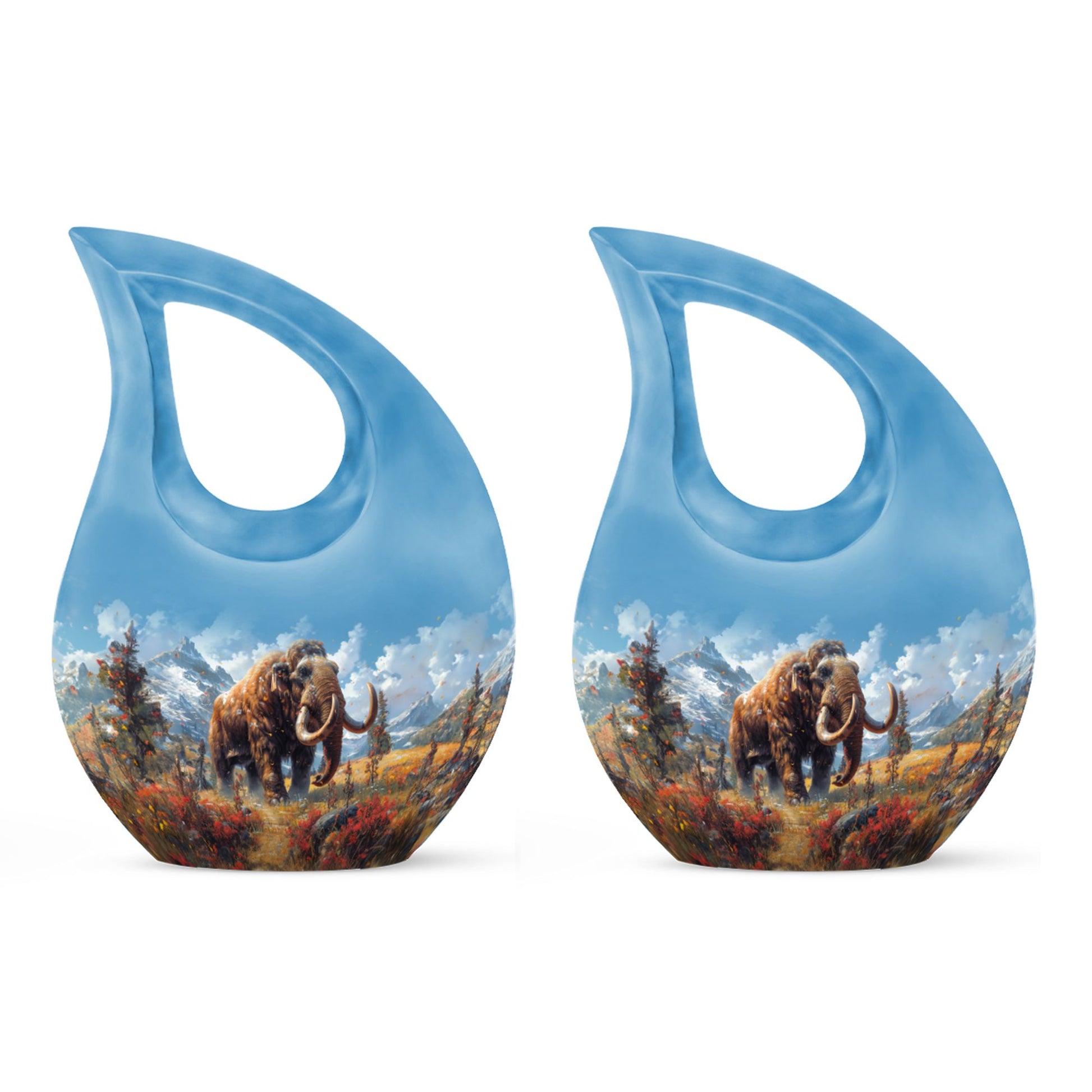 Mamoth Theme 3 Inch Keepsake Pack of 2