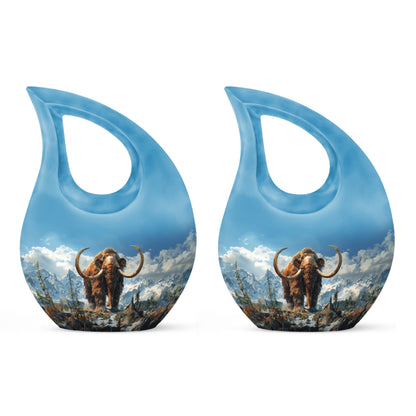 Mamoth Theme 3 Inch Keepsake Pack of 2