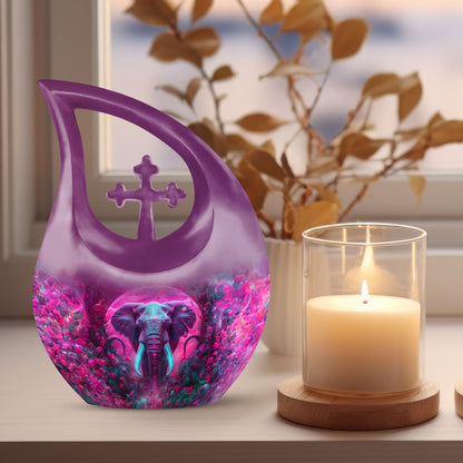 10 inch Mamoth Cross Drop design large urn