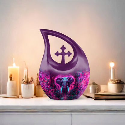 10 inch Mamoth Cross Drop design large urn