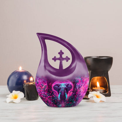 10 inch Mamoth Cross Drop design large urn