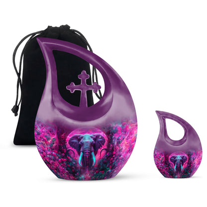 10 inch Mamoth Cross Drop design large urn