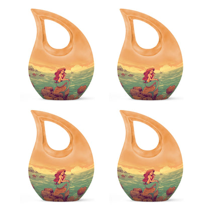 Mermaid Theme 3 Inch Keepsake Pack of 4