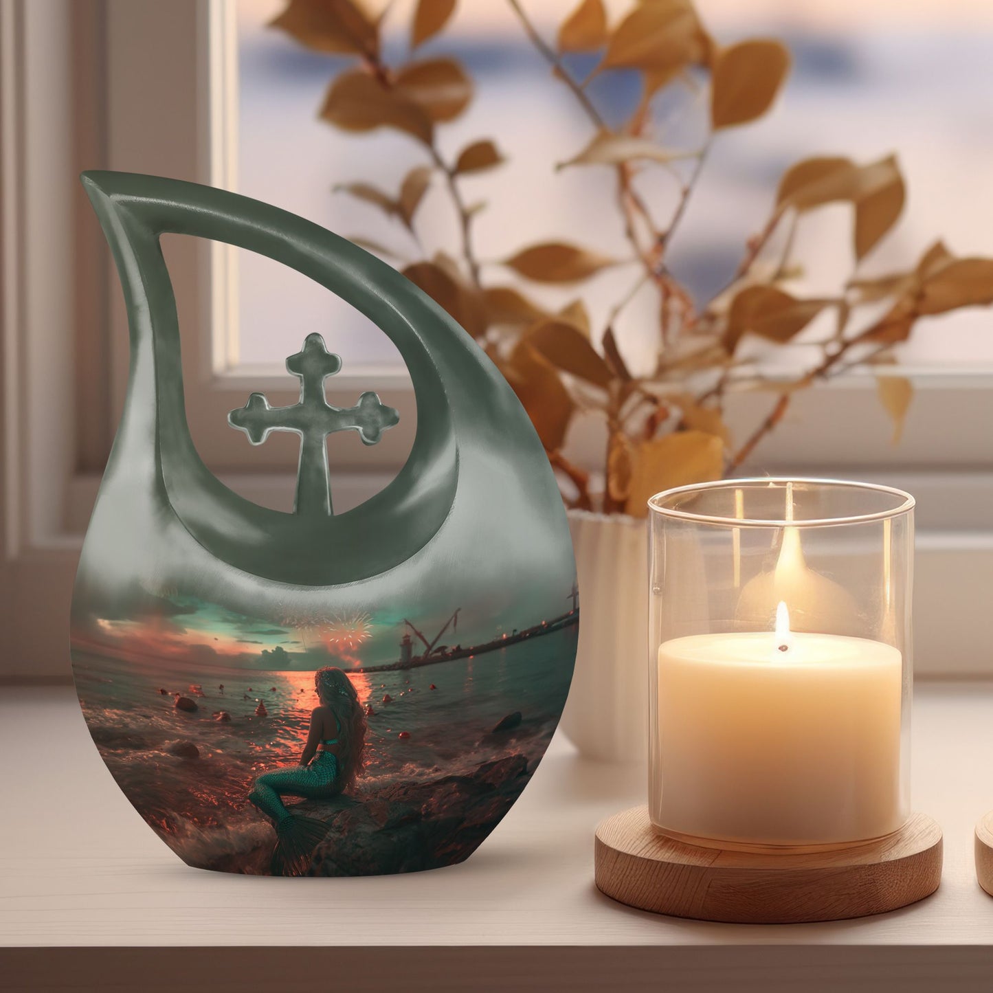 10-inch Mermaid Urn
