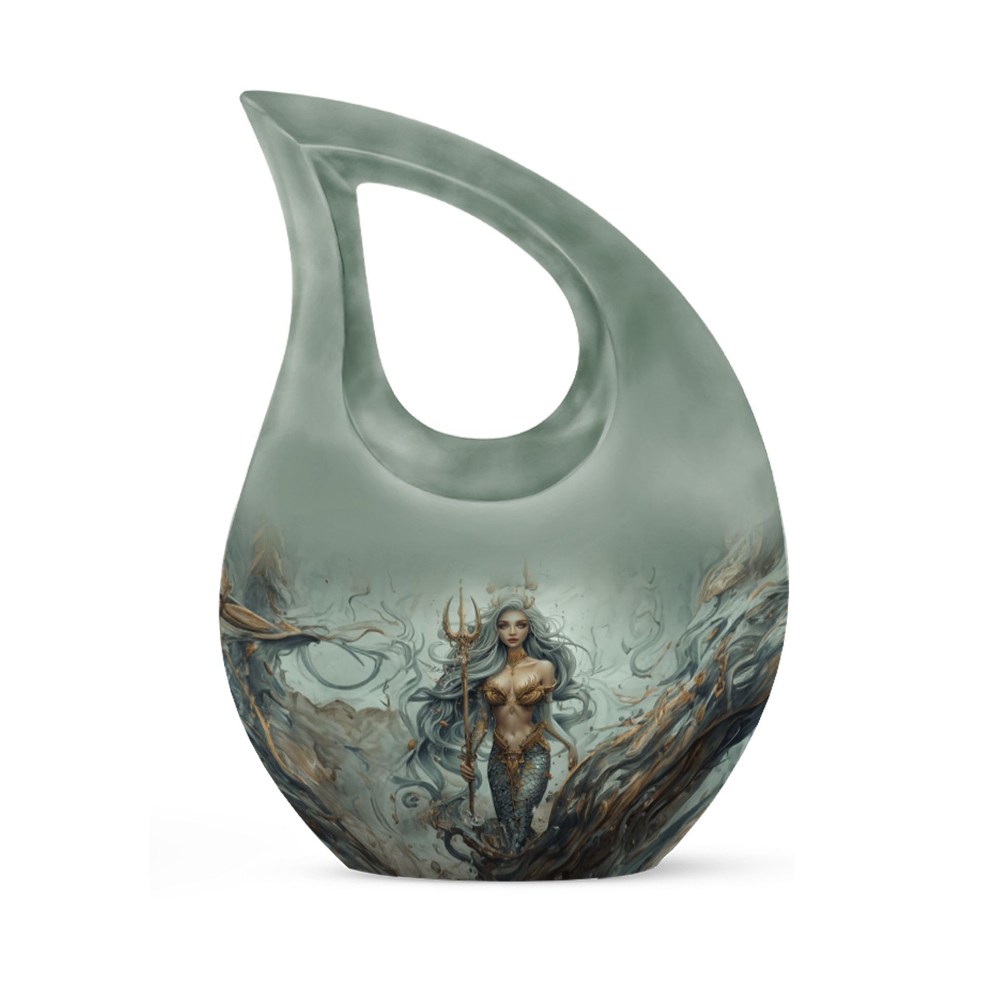 Cross Drop Mermaid Urn