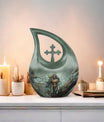 Cross Drop Mermaid Urn
