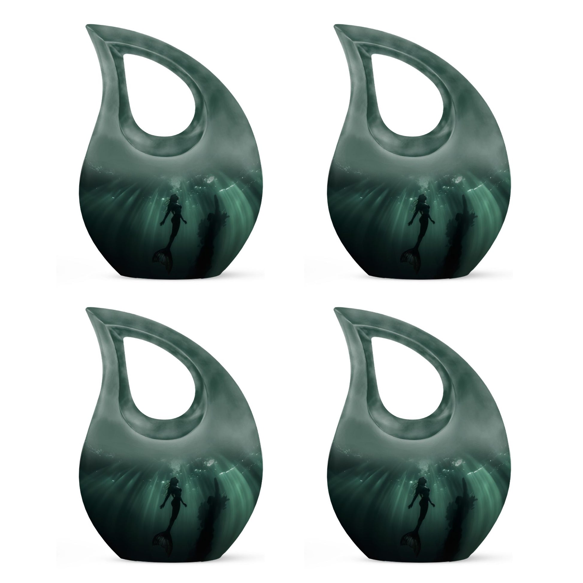 Mermaid Theme 3 Inch Keepsake Pack of 4