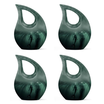 10 inch Mermaid-themed Cremation Urn