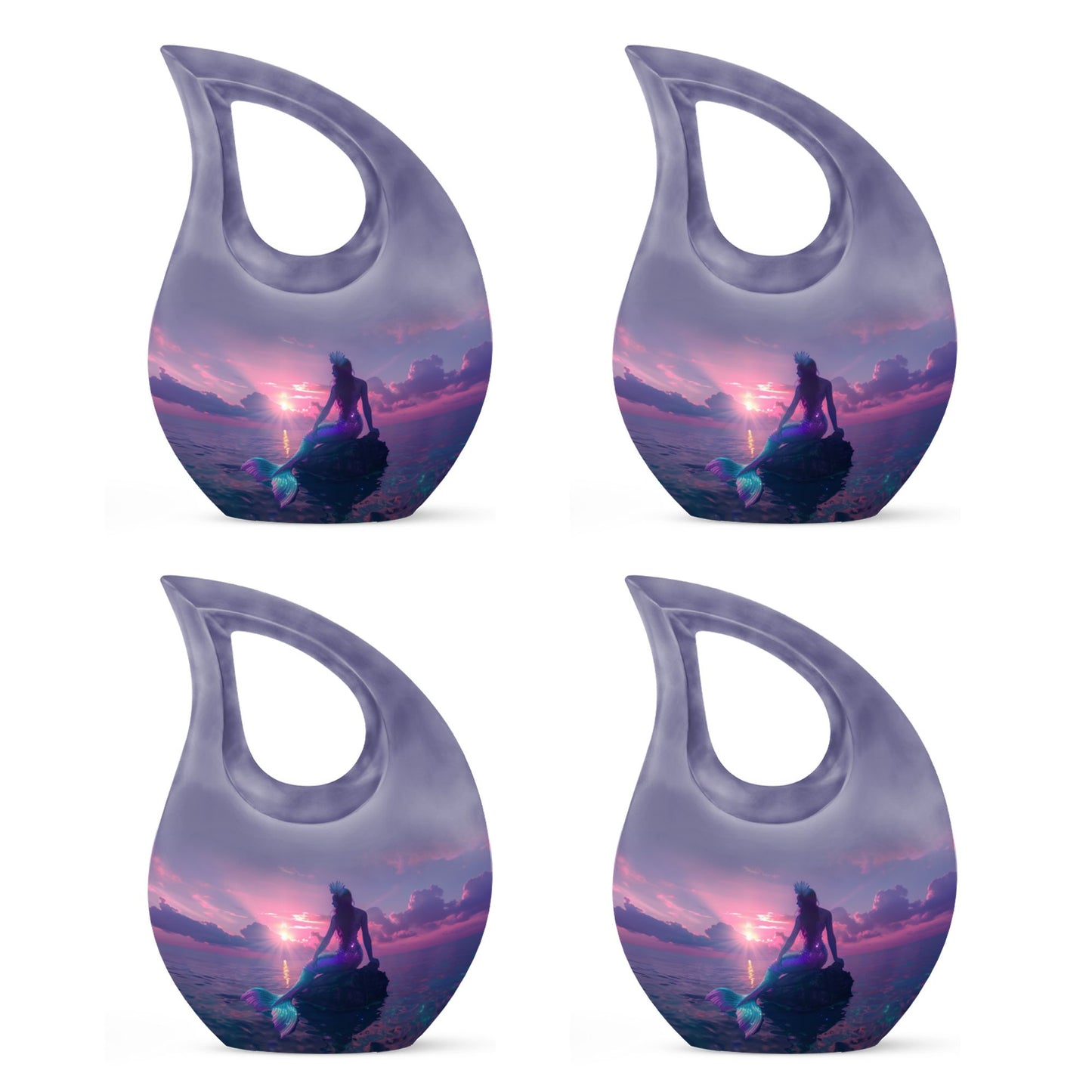 Mermaid Theme 3 Inch Keepsake Pack of 4