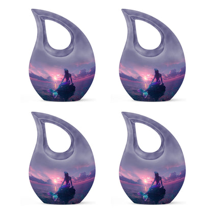 Mermaid Theme 3 Inch Keepsake Pack of 4
