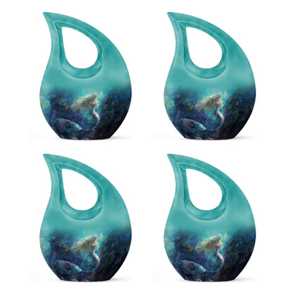 Mermaid Theme 3 Inch Keepsake Pack of 4
