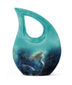 10 inch Cross Drop Mermaid Urn