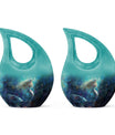 10 inch Cross Drop Mermaid Urn