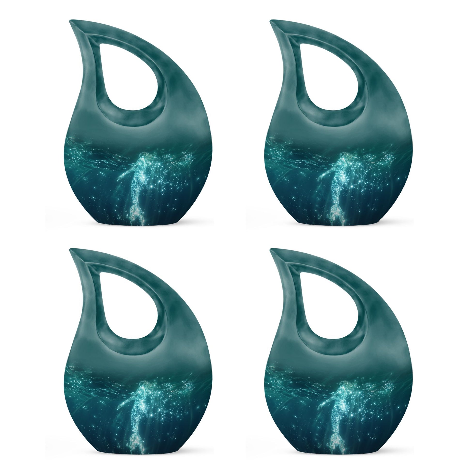 Mermaid Theme 3 Inch Keepsake Pack of 4