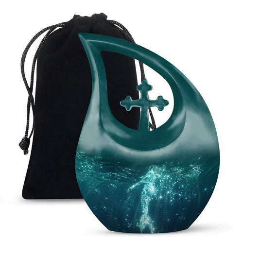 Elegant 10 Inch Mermaid Urn