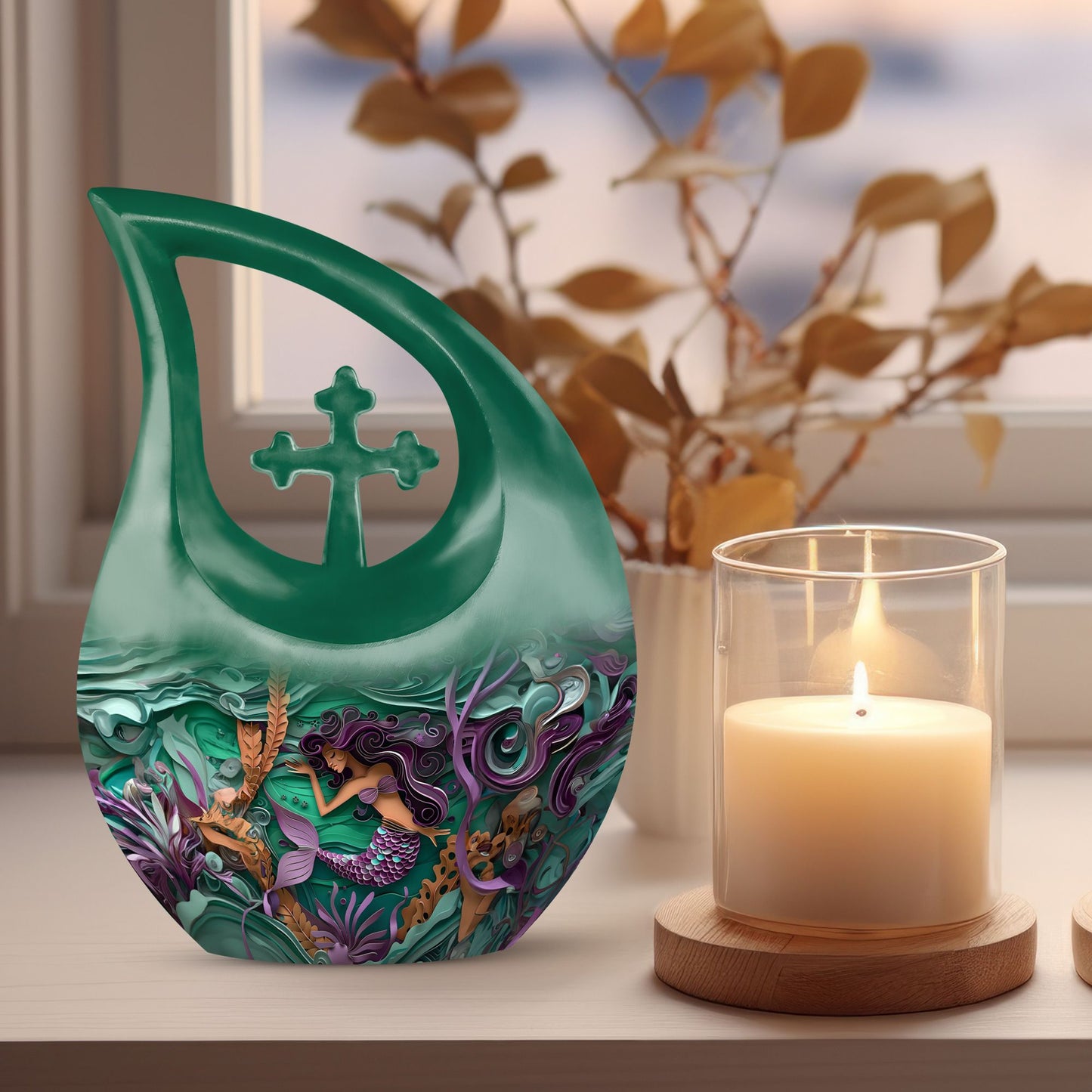 Mermaid Urn