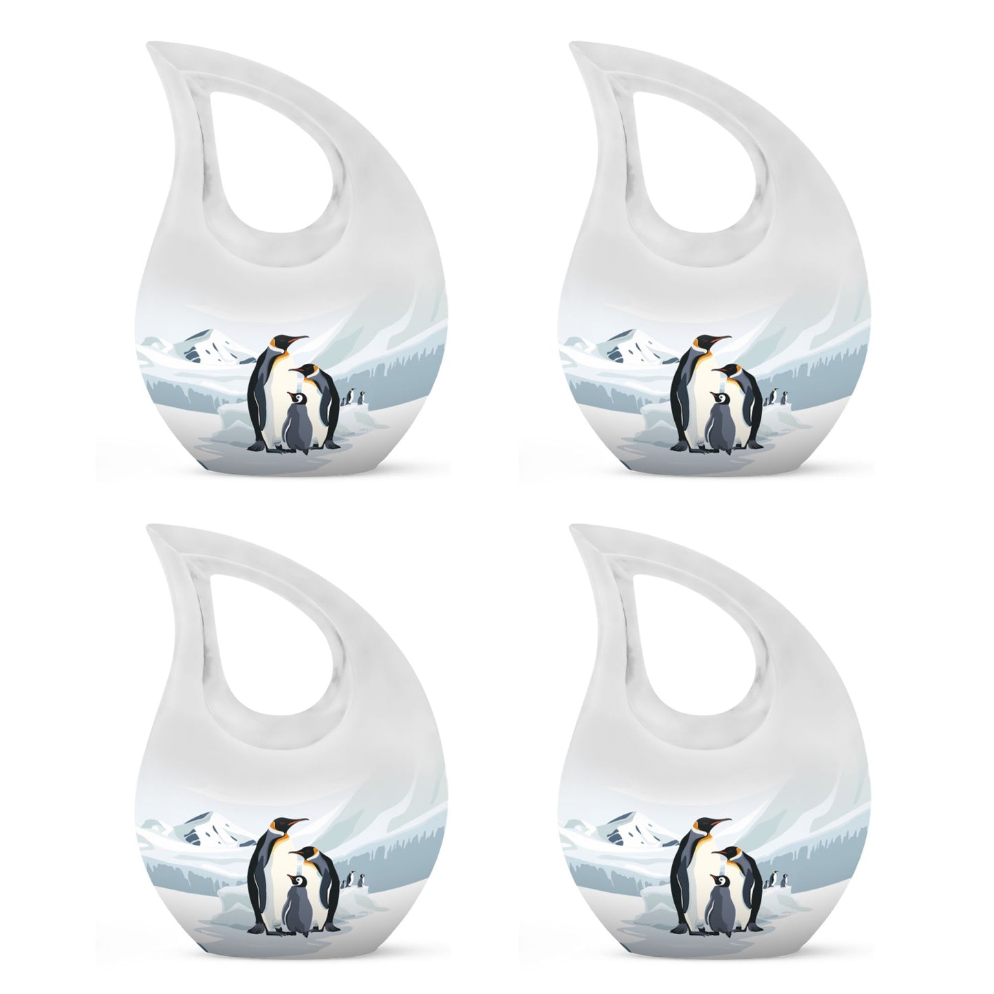 Penguin Theme 3 Inch Keepsake Pack of 4