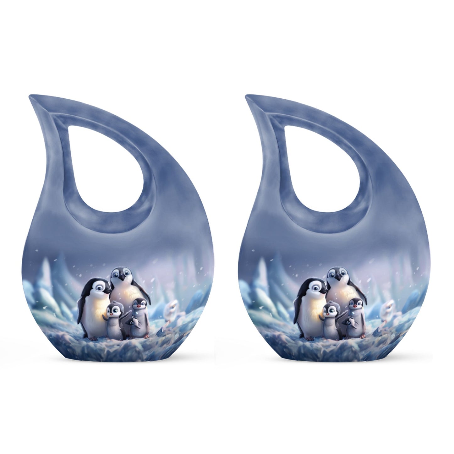 Custom 10-inch Penguin Urn