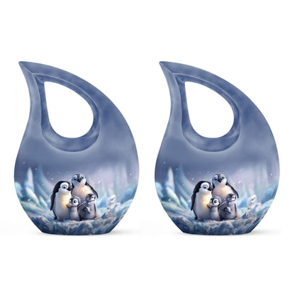 Custom 10-inch Penguin Urn