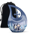 Penguin Tribute: Custom Mom Urn For Lasting Remembrance