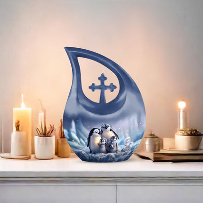 Custom 10-inch Penguin Urn