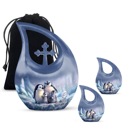 Custom 10-inch Penguin Urn