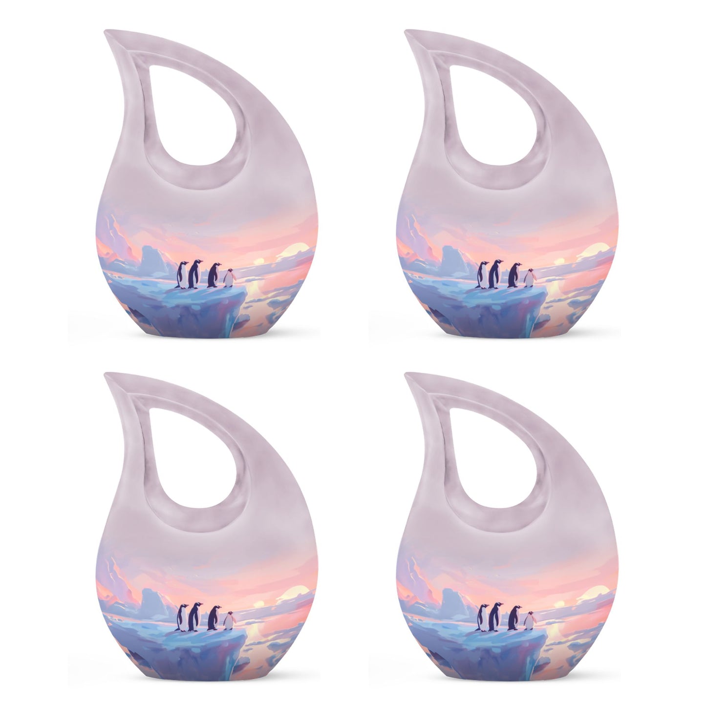 Penguin Theme 3 Inch Keepsake Pack of 4
