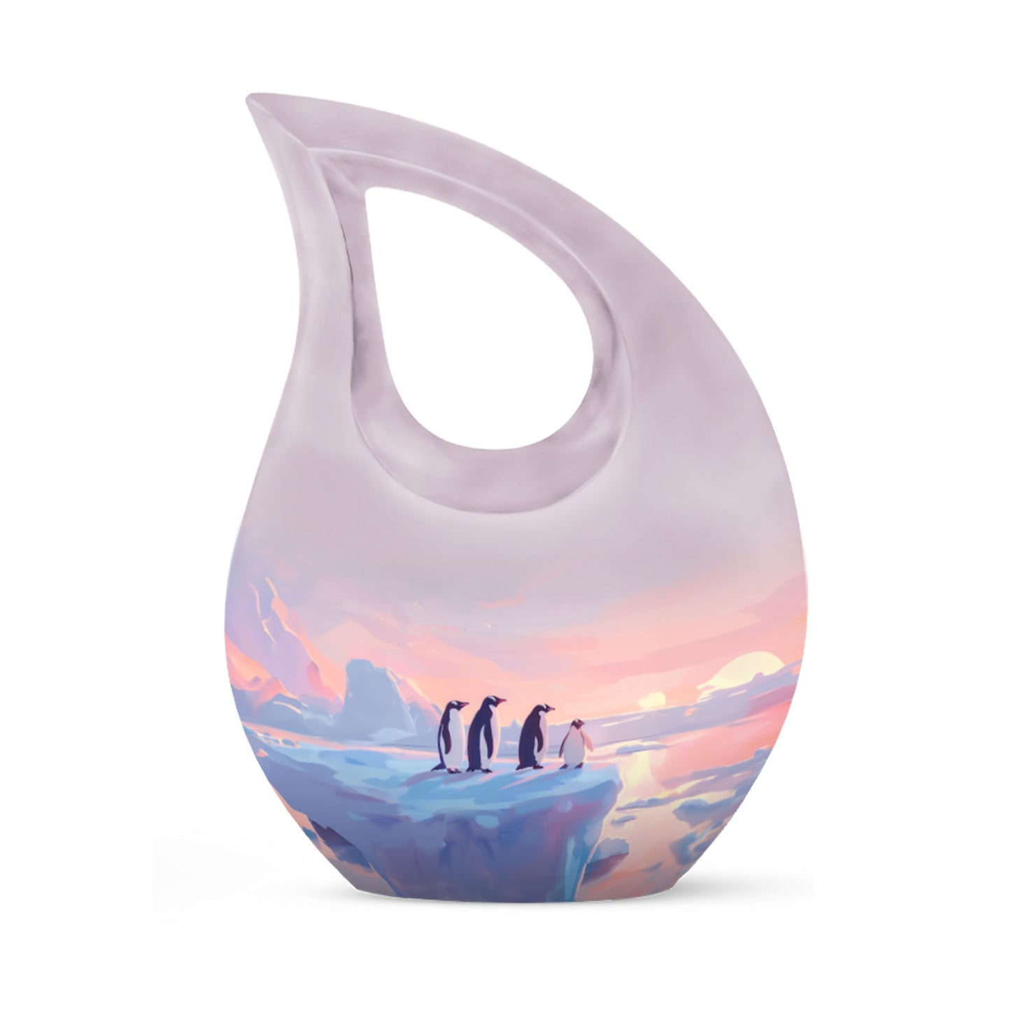 10-inch Custom Mom Penguin Urn