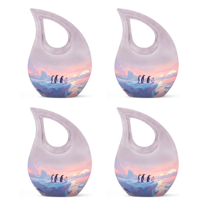 10-inch Custom Mom Penguin Urn