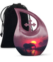 Elephant Tribute: Large Memorial Cremation Urn For Human Ashes