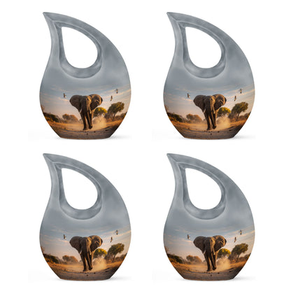 Elephant Theme 3 Inch Keepsake Pack of 4