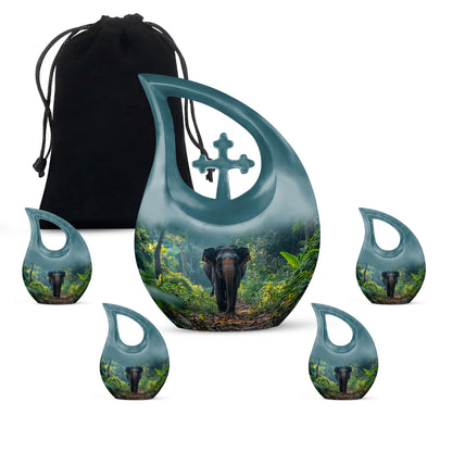 Unique 10 Inch Elephant Urn