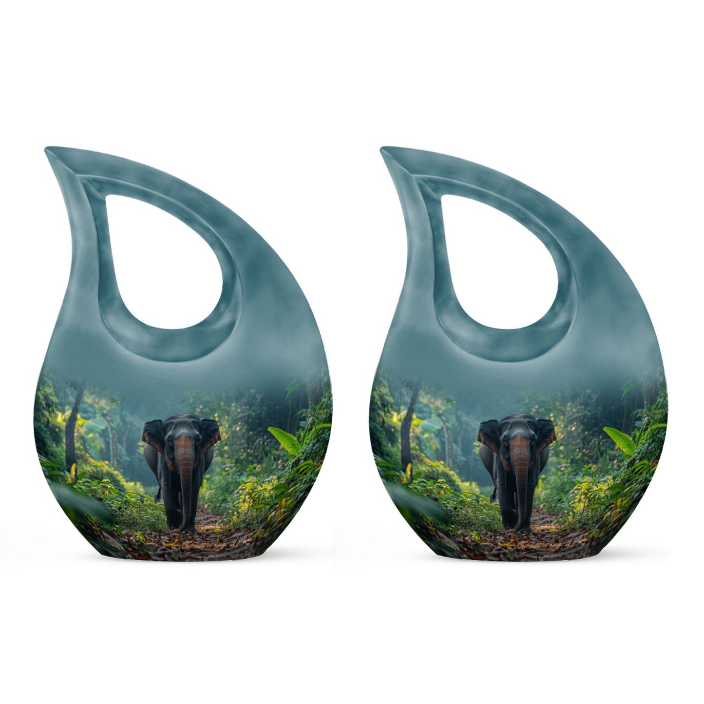 Unique 10 Inch Elephant Urn