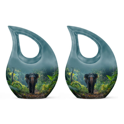 Unique 10 Inch Elephant Urn