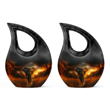 Small Urn Set of 2 -3