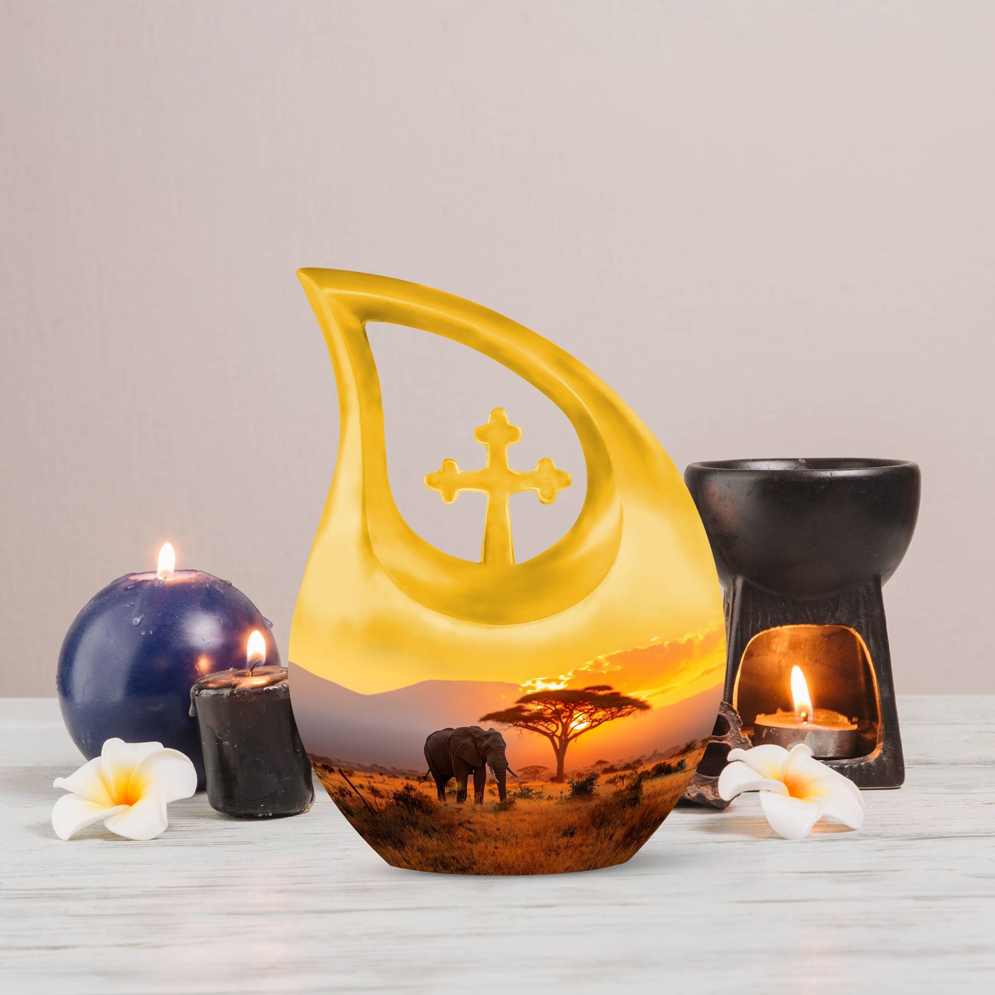 10-inch Elephant Urn 