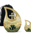 Elephant Family Tribute - Miniature Memorial Urn For Ashes