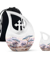 Elephant Family Urn Tribute - Commemorative Cremation Solution