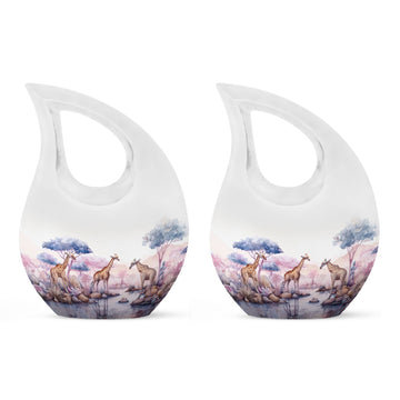 Small Urn Set of 2 -3