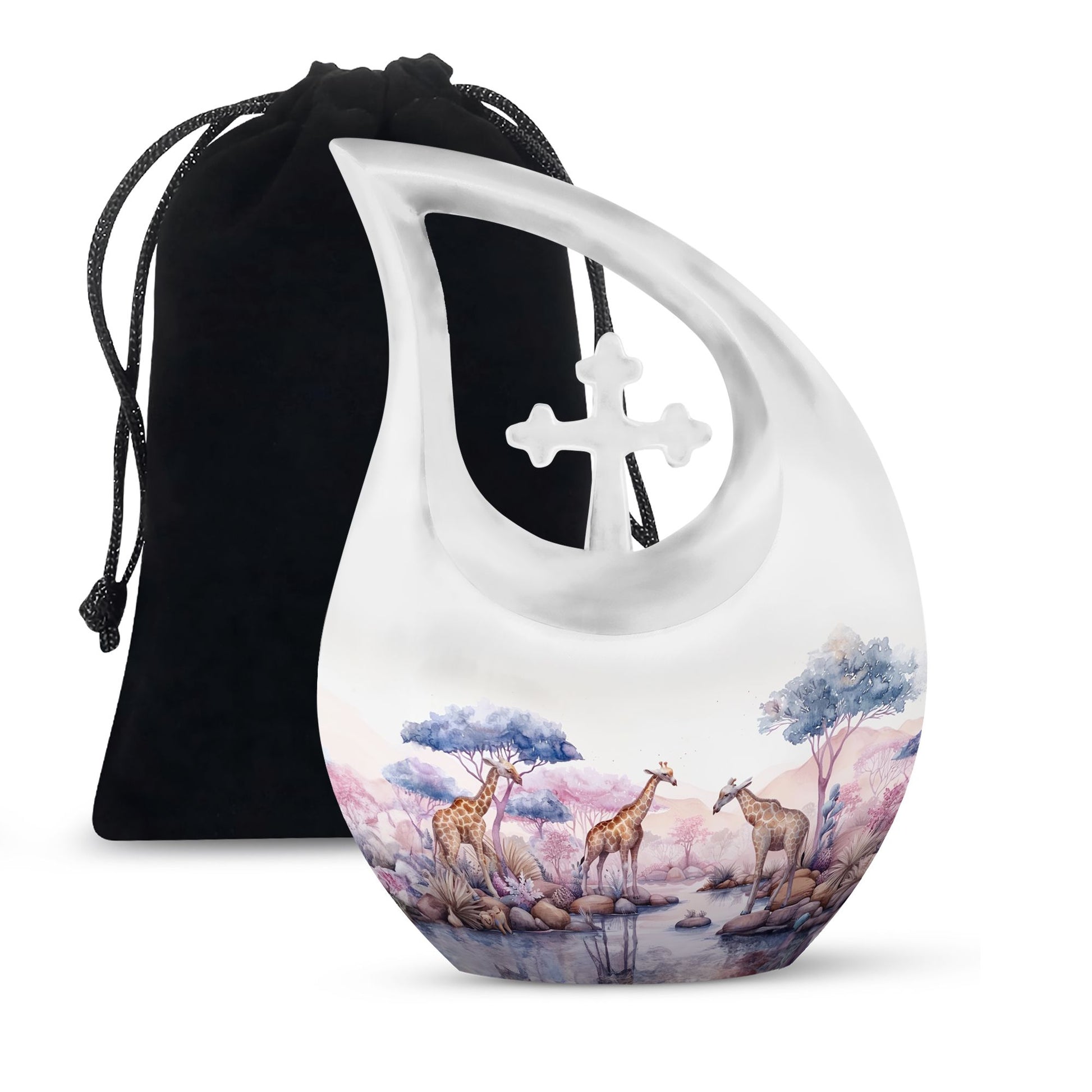 Giraffe Adult Cremation Urn for Human Ashes Large - Ashes Keepsake Women