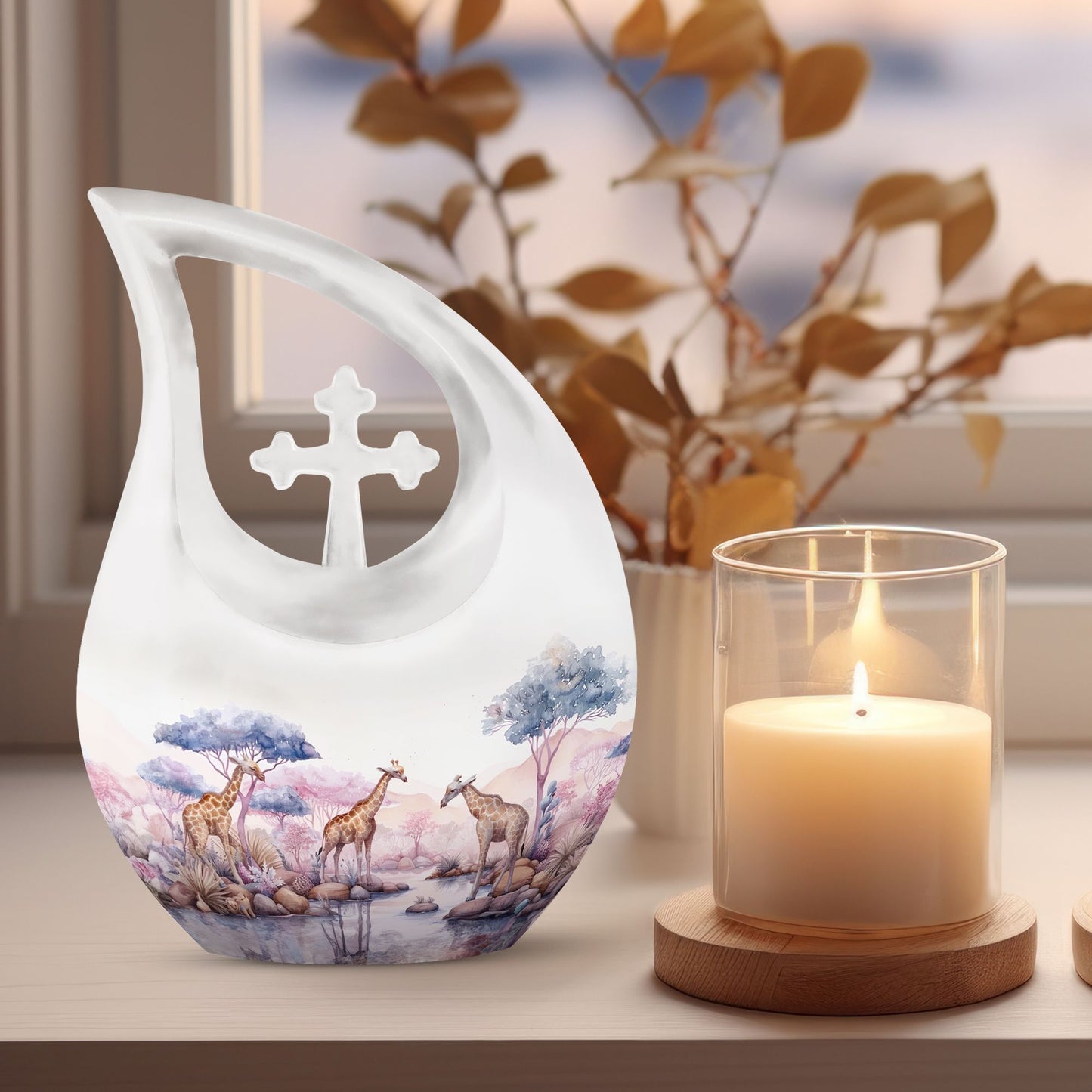 Affordable 10 inch Elephant Family Urn