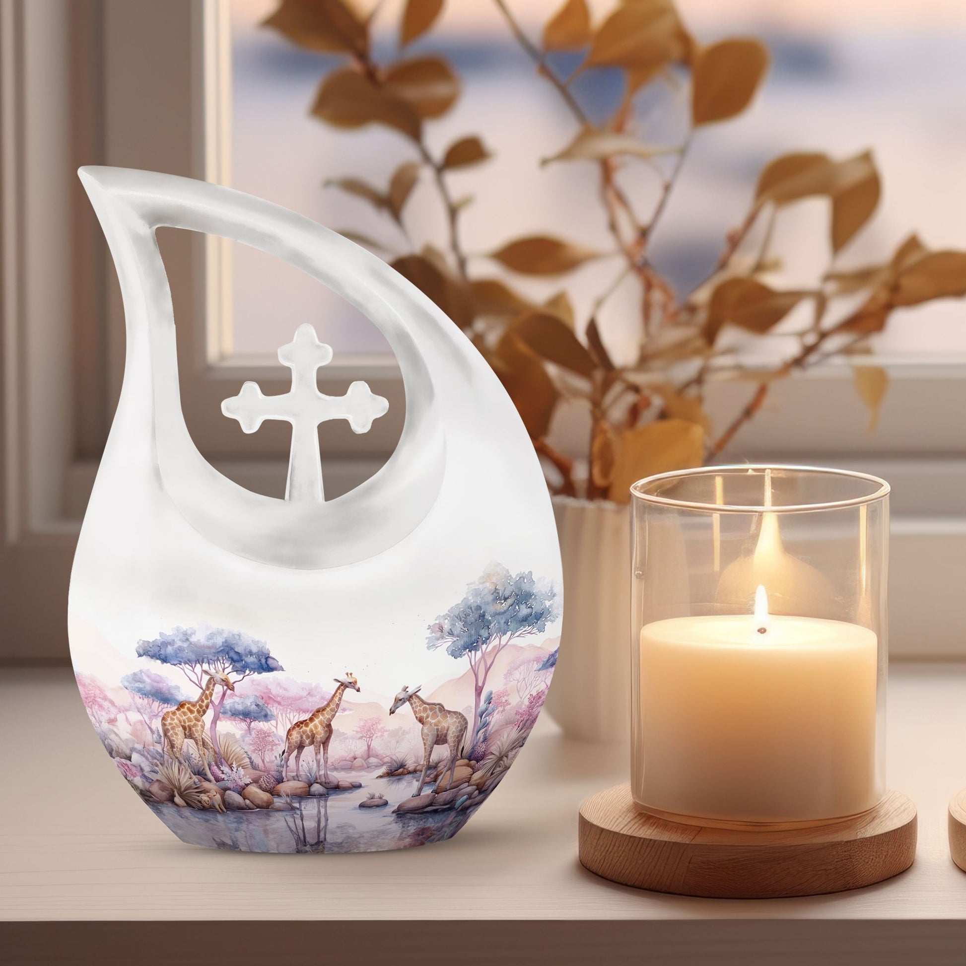 Affordable 10 inch Elephant Family Urn