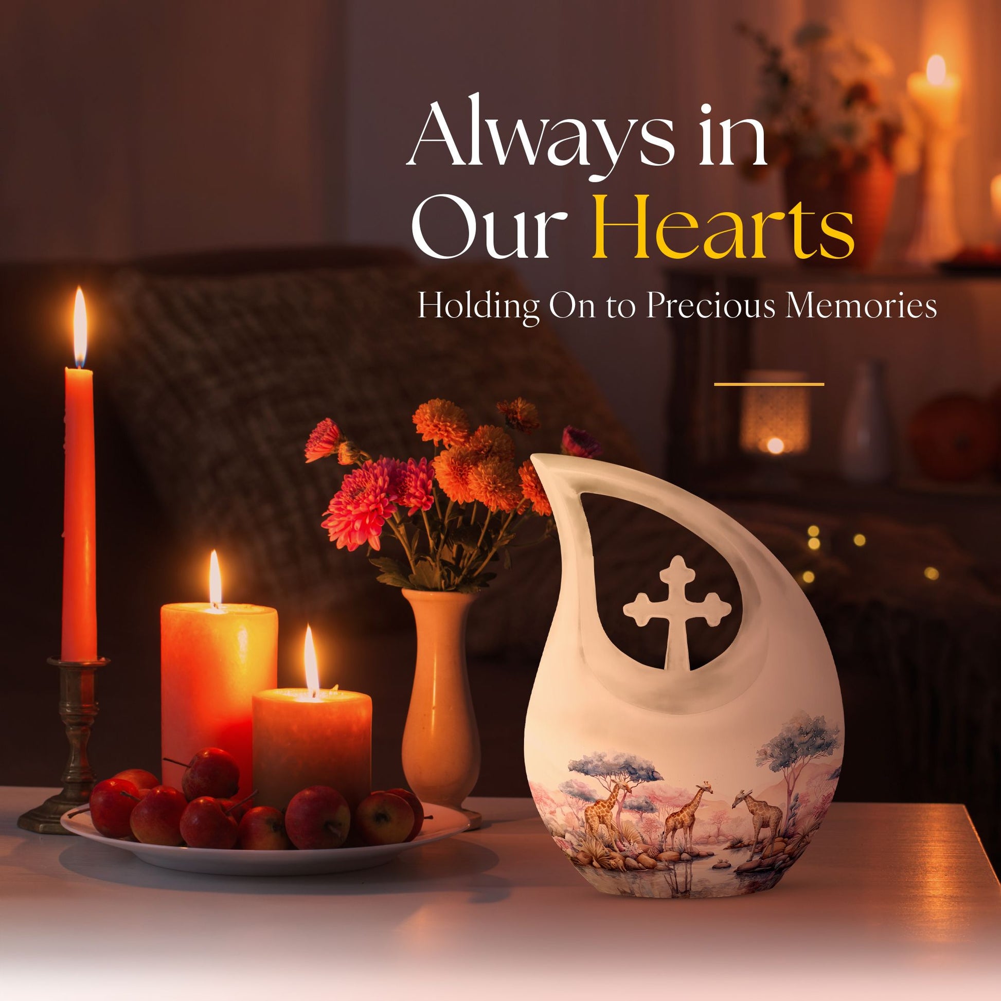 Affordable 10 inch Elephant Family Urn