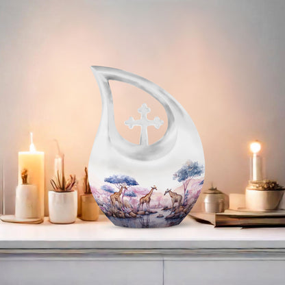 Affordable 10 inch Elephant Family Urn