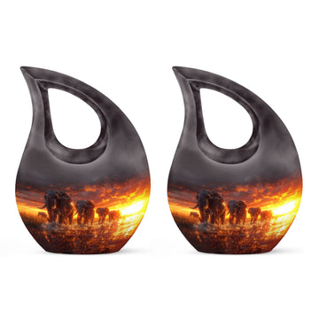 Small Urn Set of 2 -3