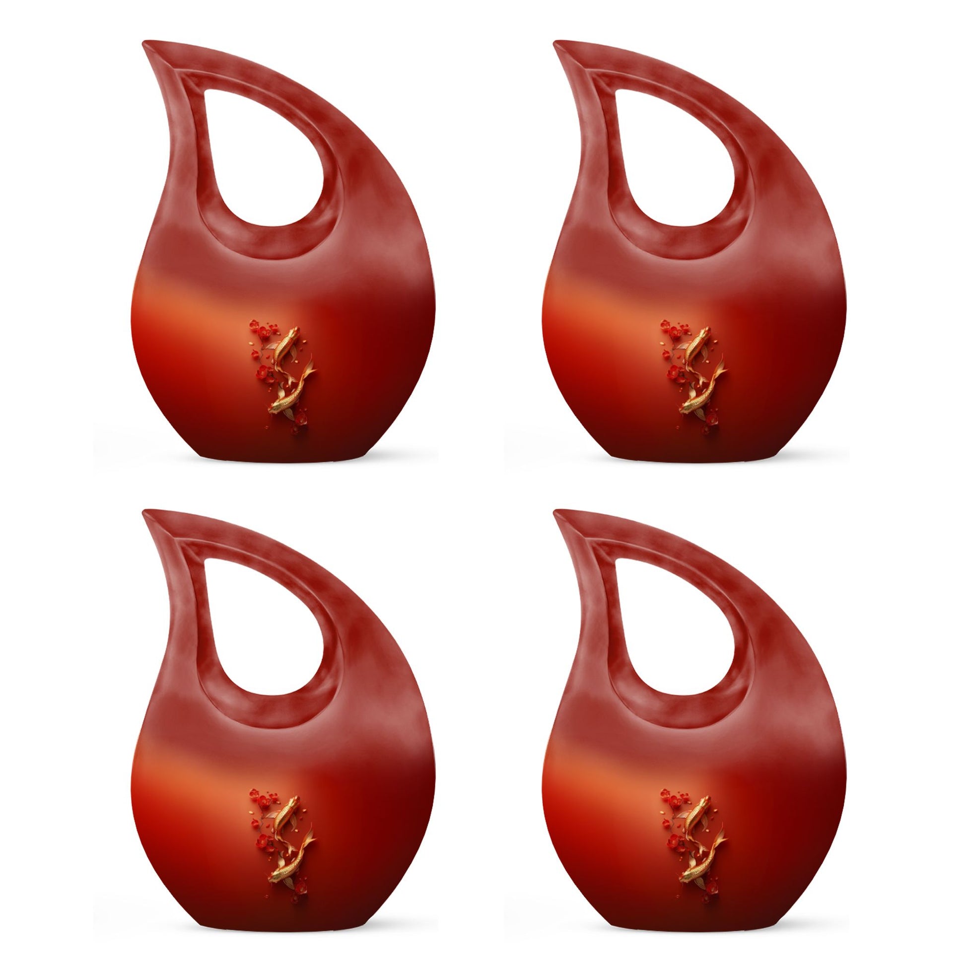 Gold Fish Theme 3 Inch Keepsake Pack of 4