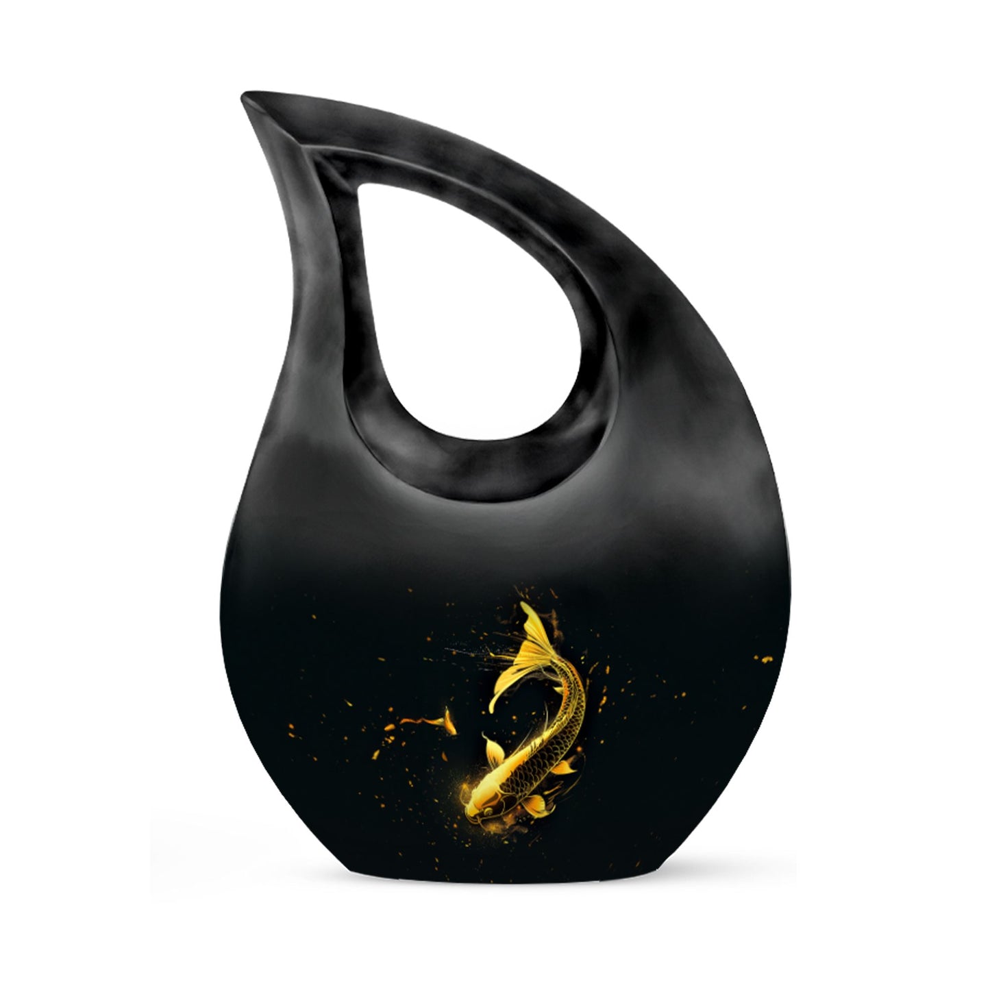 10-inch Gold Fish Memorial Urn