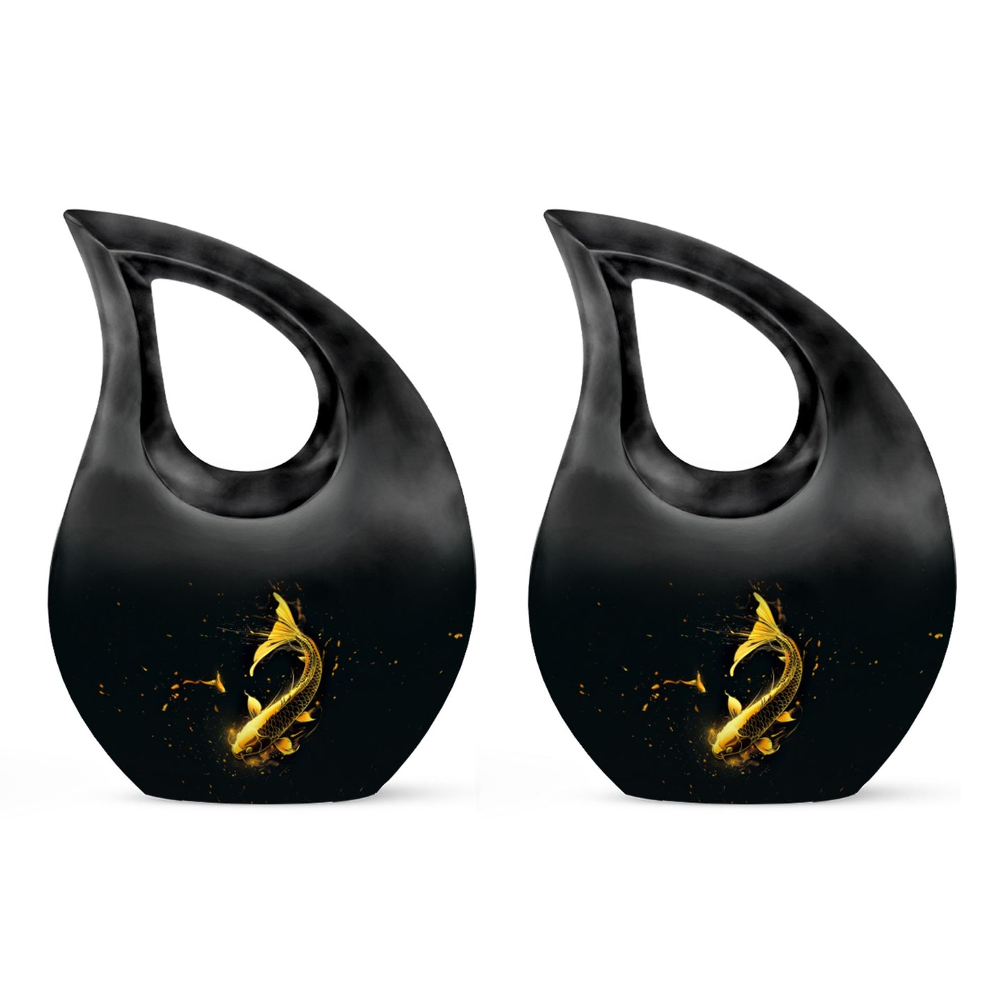 10-inch Gold Fish Memorial Urn